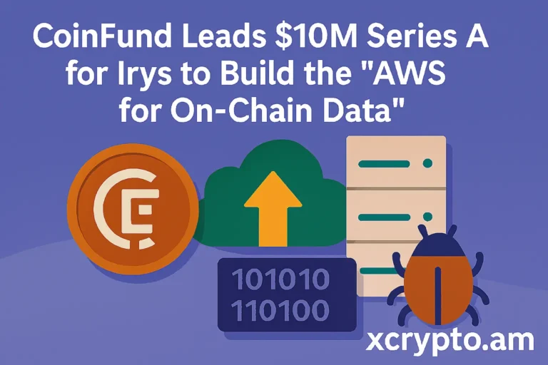 CoinFund Leads $10M Series A for Irys to Build the "AWS for On-Chain Data