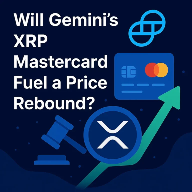 Will Gemini’s XRP Mastercard Fuel a Price Rebound