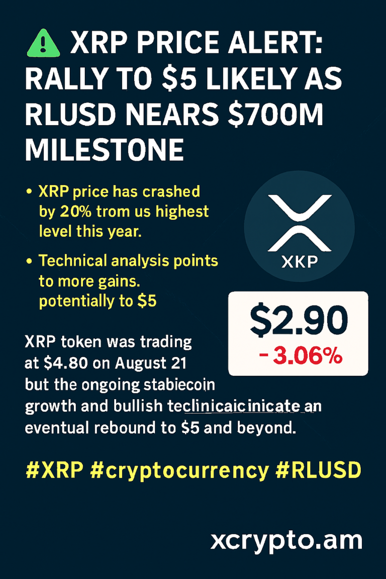 XRP Price Alert: $5 Breakout in Sight as RLUSD Stablecoin Nears $700M Milestone