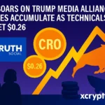 CRO Soars on Trump Media Alliance: Whales Accumulate as Technicals Target $0.26