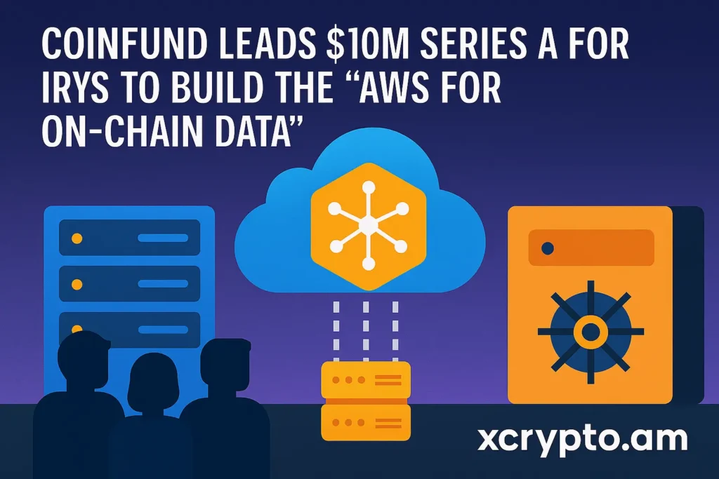 CoinFund Leads $10M Series A for Irys to Build the “AWS for On-Chain Data”