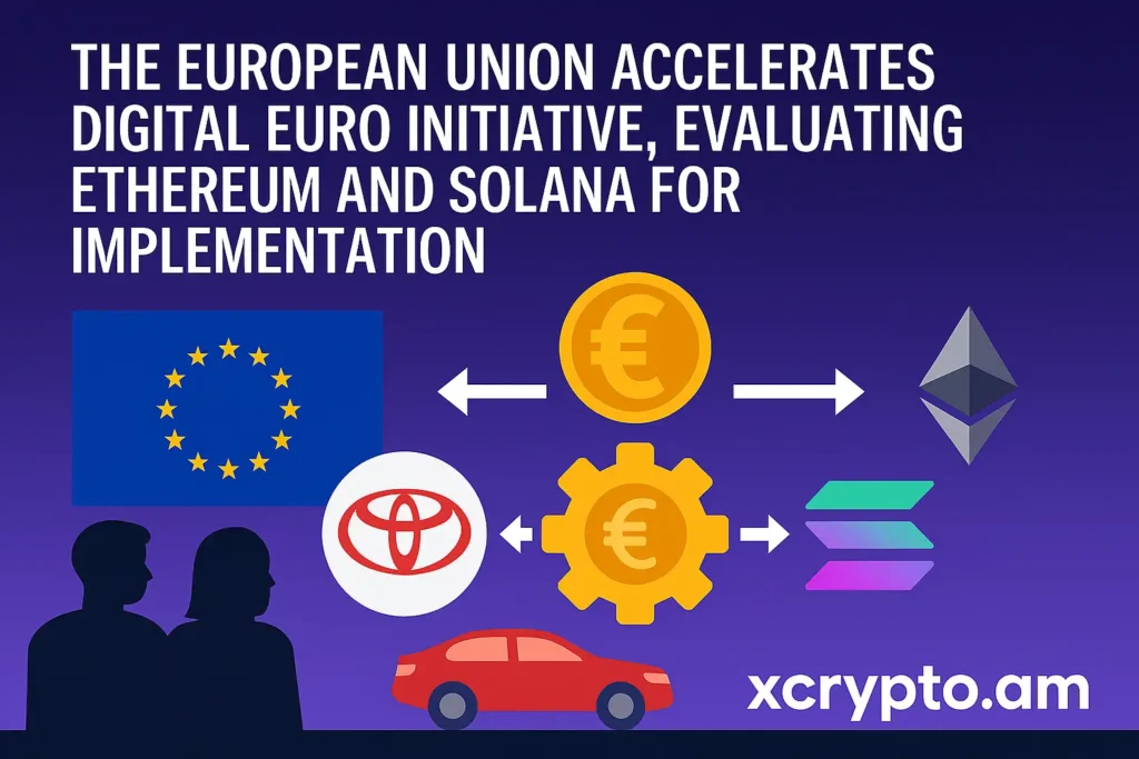 The European Union Accelerates Digital Euro Initiative, Evaluating Ethereum and Solana for Implementation