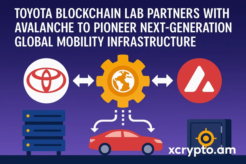 Toyota Blockchain Lab Partners with Avalanche to Pioneer Next-Generation Global Mobility Infrastructure